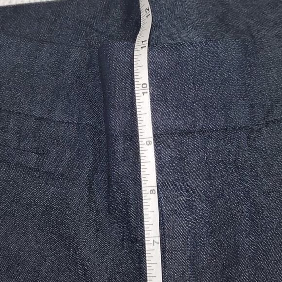 Attyre New York Kerry High Rise Belt Looped Dark Blue Sz 16 Jeans w Pockets - Picture 6 of 7